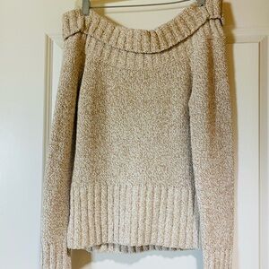 WHBM cream sweater